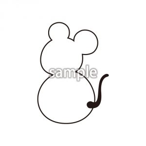 ねずみモチーフ01の画像