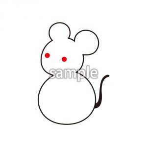 ねずみモチーフ02の画像