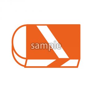 消しゴム（オレンジ）の画像