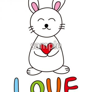 LOVEうさぎの画像
