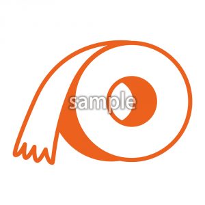 テープ（オレンジ）の画像