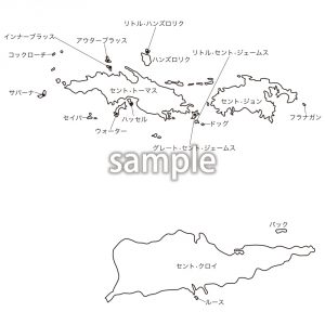アメリカ領ヴァージン諸島(島区分)の画像