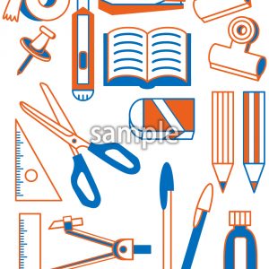 文房具(ブルー・レッド）セットの画像