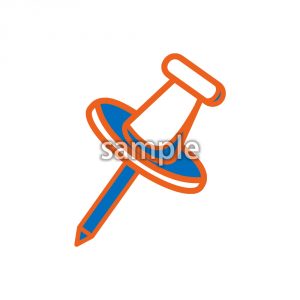 がびょう(ブルー・レッド)の画像