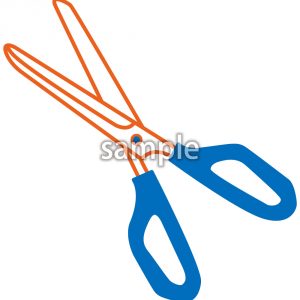 ハサミ(ブルー・レッド)の画像