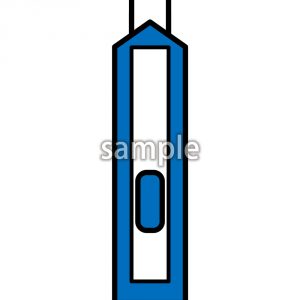 カッター（青）の画像