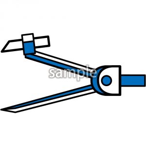 コンパス（青）の画像