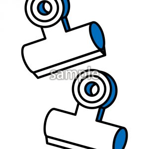 クリップ（青）の画像