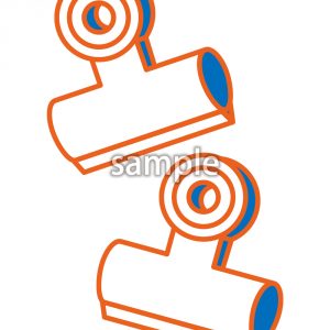 クリップ(ブルー・レッド)の画像