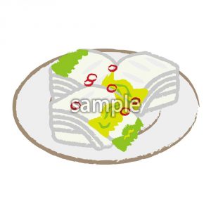白菜の漬物の画像