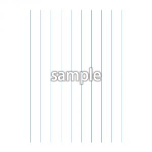 便箋B5　〈太〉14mm 罫線のみ（縦罫9行）　青の画像