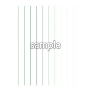 便箋B5　〈太〉14mm 罫線のみ（縦罫9行）　緑の画像