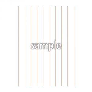 便箋B5　〈太〉14mm 罫線のみ（縦罫9行）　オレンジの画像