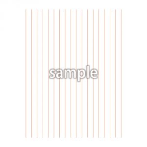 便箋B5〈極細〉8mm 罫線のみ（縦罫17行）オレンジの画像
