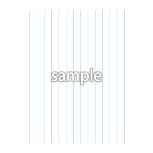 便箋B5　〈細〉10mm 罫線のみ（縦罫13行）　青の画像