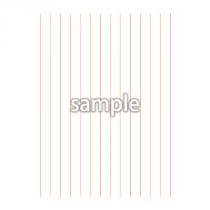 便箋B5　〈細〉10mm 罫線のみ（縦罫13行）　オレンジの画像