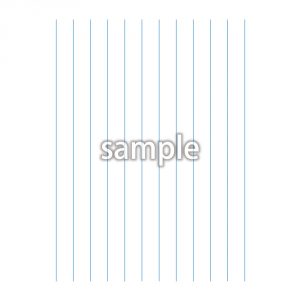 便箋B5　〈標準〉12mm 罫線のみ（縦罫11行）　青の画像