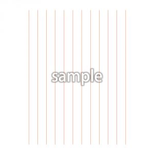便箋B5　〈標準〉12mm 罫線のみ（縦罫11行）　オレンジの画像