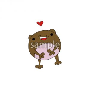 マメクマとハート6の画像