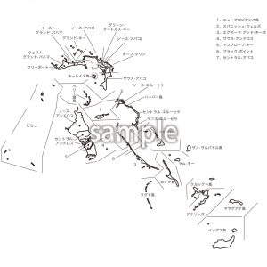 バハマ(島•県区分)の画像