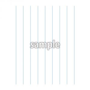 便箋B5〈極太〉17mm 罫線のみ（縦罫8行）青の画像