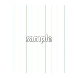 便箋B5〈極太〉17mm 罫線のみ（縦罫8行）緑の画像