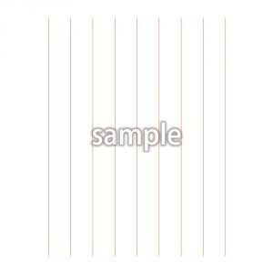 便箋B5〈極太〉17mm 罫線のみ（縦罫8行）レッドの画像