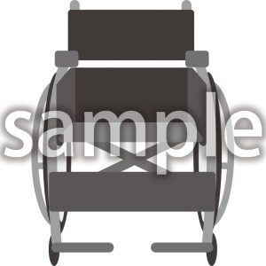 車いす02の画像