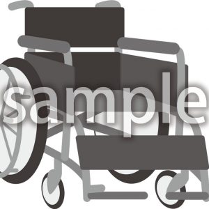 車いす04の画像
