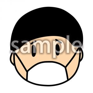 マスク着用（男の子）の画像