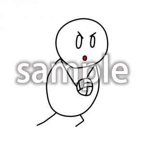 レシーブの画像