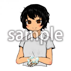 対コロナウイルス対策手洗い２の画像