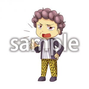 クレームをつけるひとの画像