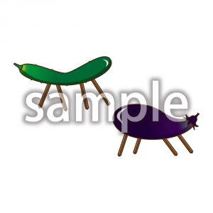 迎え馬送り牛の画像