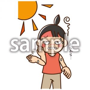 熱中症の画像