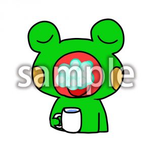 うがいカエルの画像