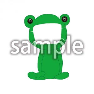 かえるマスクの画像