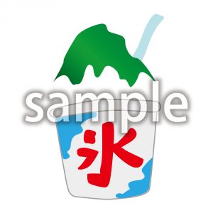 かき氷 抹茶の画像
