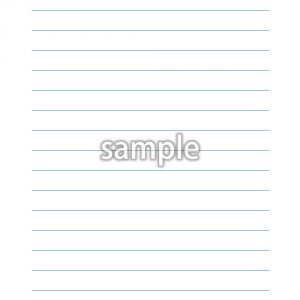 便箋B5　〈太〉14mm 罫線のみ（横罫14行） 青の画像