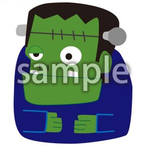 フランケンシュタイン顔緑の画像