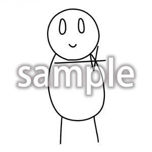 腕伸ばしの画像