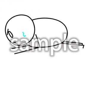 腕立て伏せ（終了）の画像