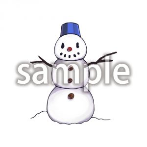 ゆきだるまの画像