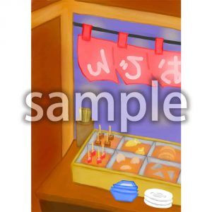 おでんの屋台の画像