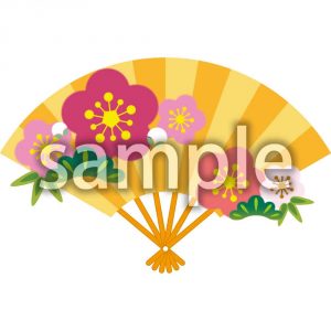 松竹梅扇2の画像