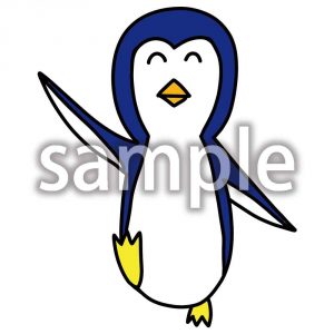 笑顔のペンギンの画像