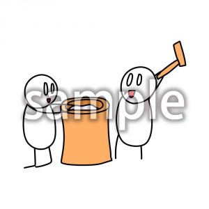 餅つき_デブ郎の画像