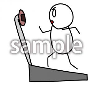 ランニングマシーンの画像