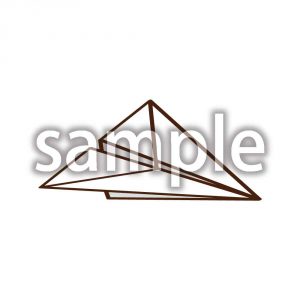 紙飛行機　白1の画像