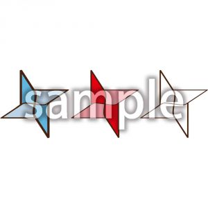 折り紙手裏剣01の画像